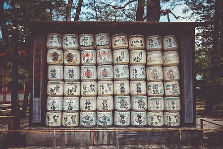日本京都神社的Kazaridaru桶场景风景旅游文化旅行传统神道宗教寺庙酒精图片