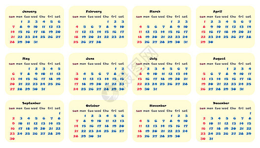 日历 2018 模板简单的计划者矢量设计时间飞机办公室季节插图数字白色日程日记年度图片