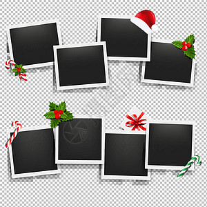 圣诞照片框架集图片