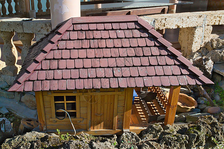 房屋的小型木木模型图片