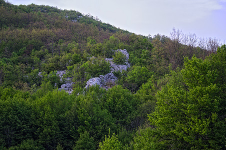 Dalmatia 岩石山丘景观图片