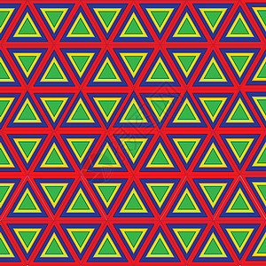 三角形的背景绿色红色蓝色插图背景图片