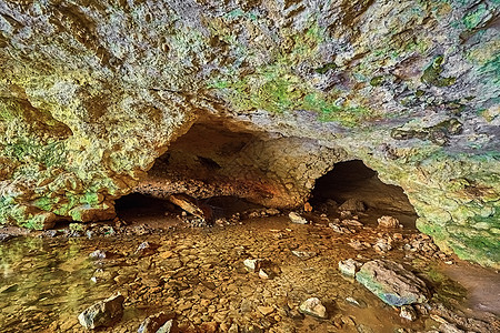 国家公园的马拉塔洞穴入口岩石环境植物群地质学悬崖旅行石头图片
