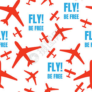 抽象的无缝背景设计布纹理与飞行的飞机 具有小平面形状的创意矢量无尽织物图案 墙纸的简单软图形平铺图像技术乘客蓝色运输假期航空公司图片