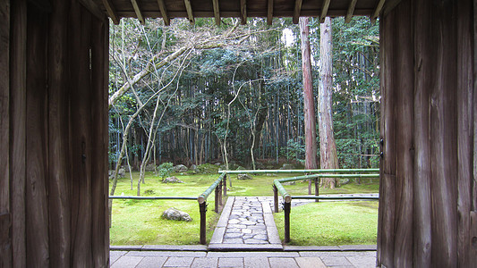 京都寺庙花园图片