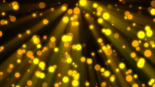loopable 背景在光束中飞行金色粒子橙子科学宇宙星星镜片微光辉光运动火花庆典图片