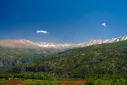 黎巴嫩卡迪沙谷 aka 圣谷的景观图片