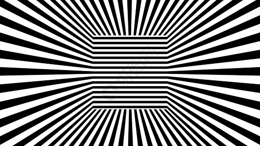 与黑白条纹的抽象背景艺术斑马运动镜子圆圈魔法白色漩涡黑色黑与白图片
