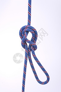 蓝绳金属力量红色电缆水平宏观运动细绳绳索登山者图片