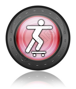 图标 按键 平方图滑板公园形式溜冰者指示牌按钮活动艺术贴纸寄宿生文字图片