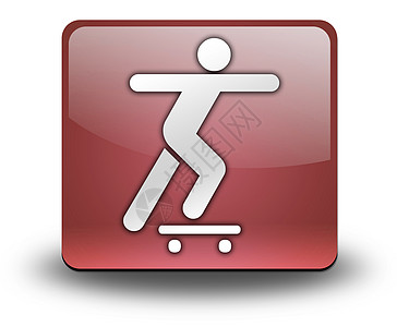 图标 按键 平方图滑板插图骑术半管溜冰者纽扣寄宿生运动活动形式指示牌图片