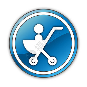 图标 按钮 平方图阵列运输母性纽扣儿童越野车贴纸童车婴儿孩子们插图图片