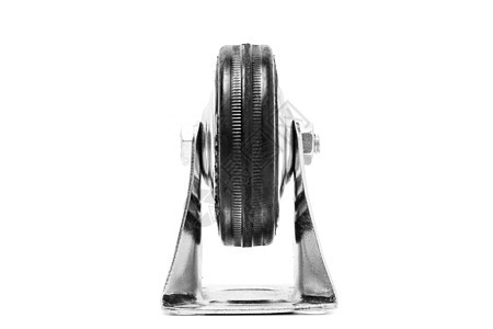 金属工业车轮白色圆圈圆形硬件塑料家具推车滚筒椅子黑色图片