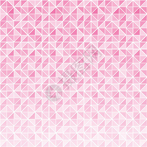 粉红色 backgr 上的抽象几何三角形图案马赛克图片