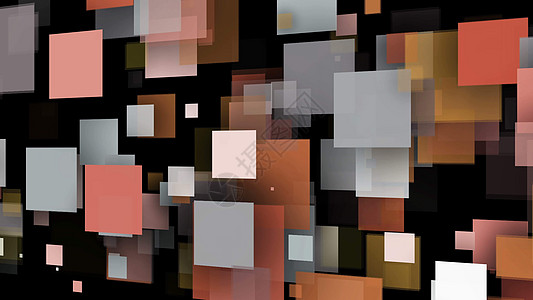 具有彩色矩形的抽象背景蓝色矩阵运动商业立方体马赛克青色积木褪色互联网图片