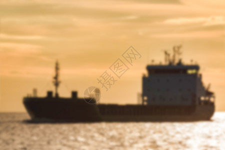 货船模糊图像摄影运输项目货物体积房间货运海洋物流蓝色背景图片
