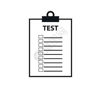 测试图标文档办公室木板协议报告插图清单标记网络笔记本图片
