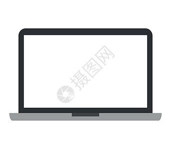 笔记本电脑图标互联网网络展示正方形桌面插图绘画技术办公室商业背景图片