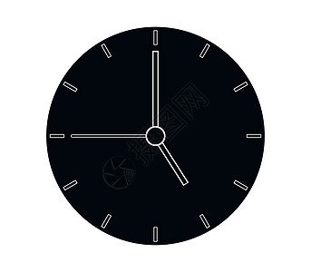 机械手表芯时钟图标运动测量插图竞赛倒数乐器速度间隔时间商业插画