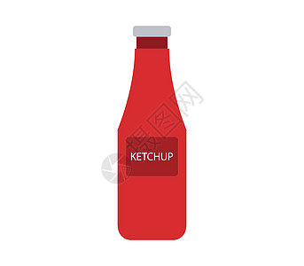 番茄酱图标调味品香料艺术插图产品美食塑料食物瓶子蔬菜图片