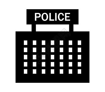 警察局 ico安全插图受保护标识监狱阴谋网络建筑警察车站图片