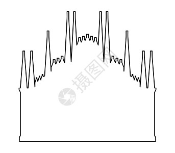 米兰大教堂天际建筑学标签地标文化建筑城市历史艺术旅行图片