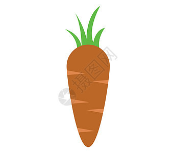 胡萝卜图标食品饮食健康饮食花园沙拉插图橙子营养植物排毒图片