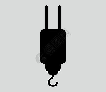起重机吊钩 ico装载机吊索标签工厂插图衣架电缆力量绳索象形图片