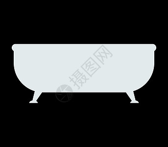 浴缸图标肥皂龙头洗澡卫生浴室插图房间建筑学公寓微笑图片
