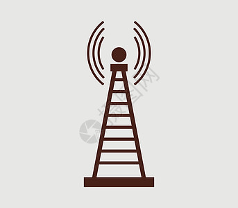 电话天线 ico网络信号收音机电视广播卫星海浪细胞上网插图图片