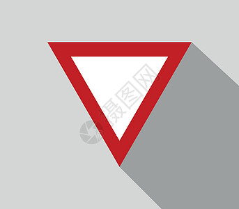 优先道路标志 ico三角形街道安全驾驶危险警报城市运输路标插图图片
