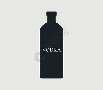 伏特加酒瓶 ico酒精灰色黑色按钮瓶子啤酒白色图片