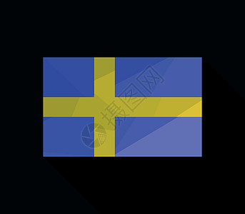 瑞典佛罗里达州插图历史生长国家旗帜横幅图片