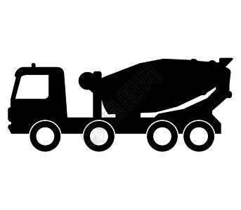水泥搅拌机 ico车轮技术插图车辆工具汽车货车机器水泥混合器图片