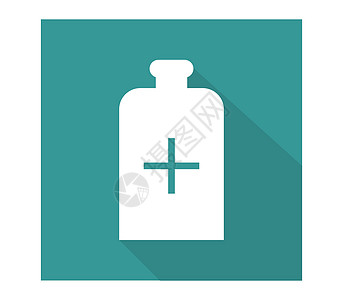 医疗瓶 ico处方塑料医疗盒子插图健康商业反应瓶子药品图片
