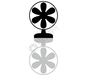扇风图标电气扇子网络按钮空气护发素转子涡轮排气通风图片
