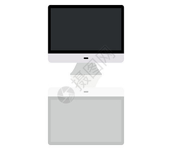 电脑显示器 ico监视器电视水晶技术商业展示液体屏幕娱乐插图图片