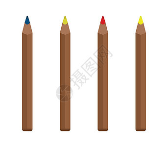 彩色铅笔 ico教育蓝色绘画幼儿园艺术石墨工艺孩子草图木头图片