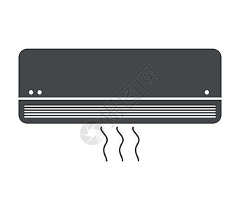 空调图标护发素控制冷却气候插图冷却器器具技术状况空气背景图片