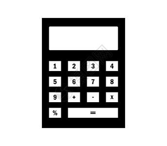 计算计算器图标网络白色数字数学学校按钮操作键盘会计互联网图片