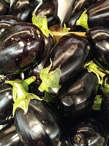 茄茄子农场蔬菜紫色收成沙拉美食茄子维生素篮子柳条图片