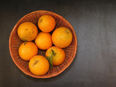 橙色甜点保健食物卫生茶点热带营养橙子健康叶子图片