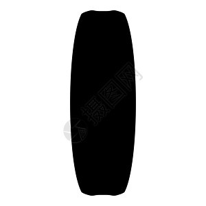 风筝运动游戏图标黑色版板运动装草图木板冲浪者海浪冲浪板游泳享受爱好插图图片