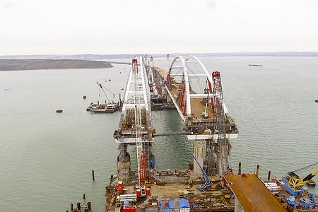 桥梁的建造 两岸铁路汽车大桥建设工程设施机械招聘直升机柱子职位来源运输工作植物平台图片