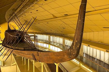 古埃及战舰 博物馆中的古老船只图片