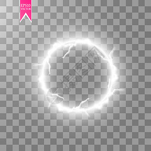 电球闪电的透明光效 魔术等离子球收费危险科学魔法火花辉光地球插图圆圈几何学图片