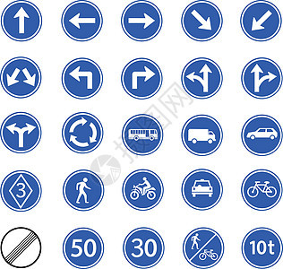 交通管制标志图片