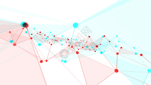 网络技术或业务的概念数据横幅原子高科技浮雕生物科学粒子3d节点图片