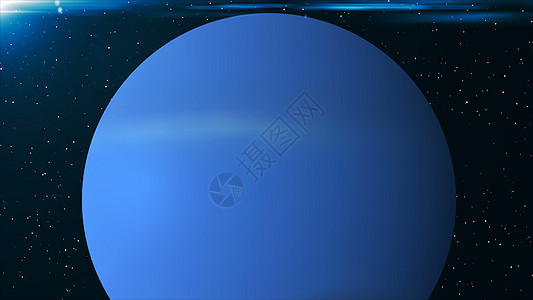 海王星 3D 显示数字背景 空间背景图片