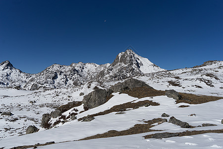 尼泊尔喜马拉塔山区首脑会议天空旅游假期山脉远足旅行生态图片